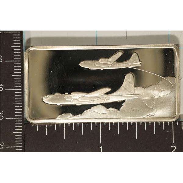 1.02 OZ. PROOF STERLING SILVER INGOT "FIRST NON