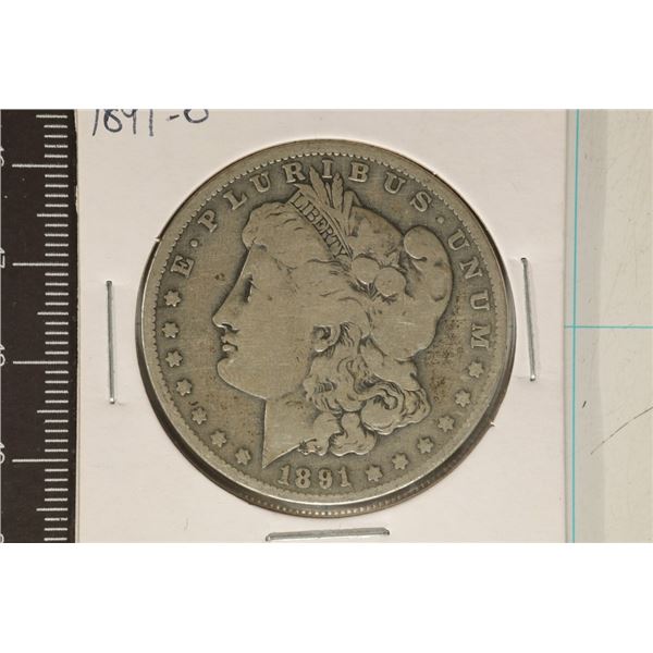 1891-O MORGAN SILVER DOLLAR BETTER DATE