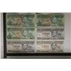 Image 1 : 6-ETHIOPIA BILLS: ALL ARE 1 BIRR: 2-1989, 1-1995