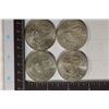 Image 2 : 1971-S, 72-S, 73-S & 1974-S SILVER IKE UNC DOLLARS