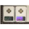 Image 2 : 2 NGC SILVER MERCURY DIMES 1943-S XF40 AND 1944-S