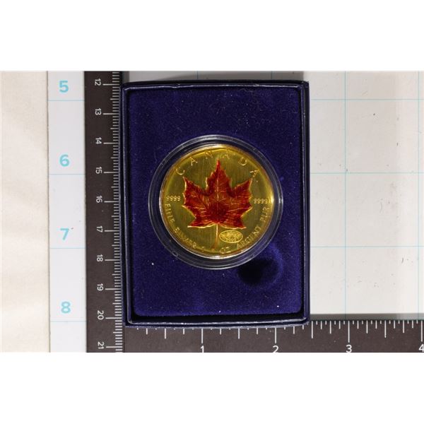 2000 CANADA 9999 SILVER $5 MAPLE LEAF WITH