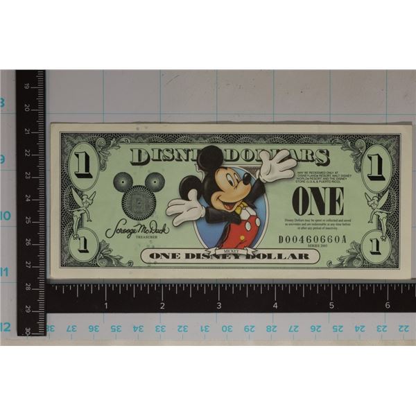 2003 CRISP UNC DISNEY $1 "MICKEY"