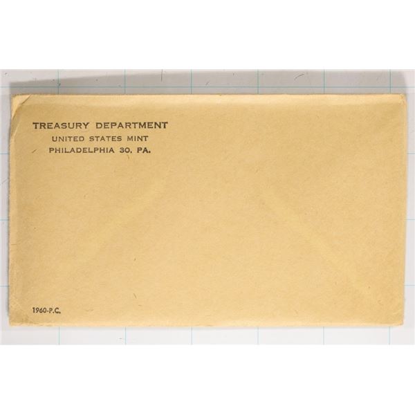 SEALED 1960 US SILVER PROOF SET (WITH ENVELOPE)