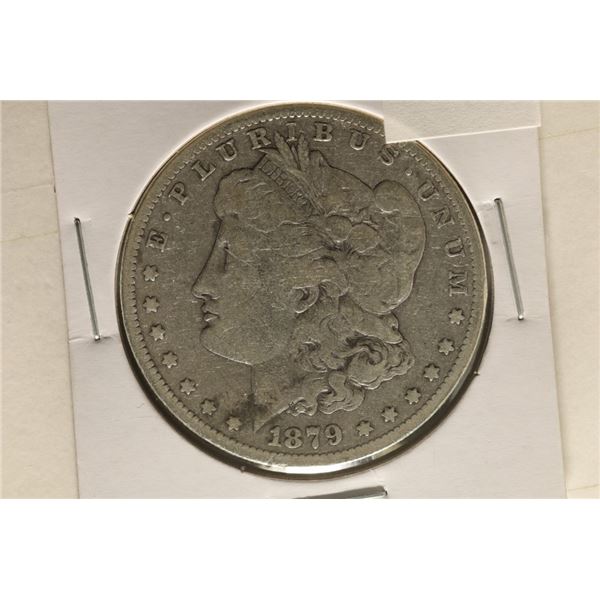 1879-S MORGAN SILVER DOLLAR WHIZZED