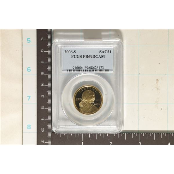 2006-S SACAGAWEA DOLLAR PCGS PR69 DCAM