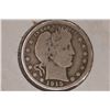 Image 1 : 1915 SILVER BARBER QUARTER VG