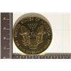 Image 2 : GOLD ENHANCED 1997 AMERICAN SILVER EAGLE BU