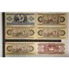 Image 2 : 6-BANK OF NEMZETI BILLS: 4-50 FORINTS, 1-20 FORINT