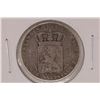 Image 1 : 1863 NETHERLANDS SILVER 1/2 GULDEN .1519 OZ. ASW