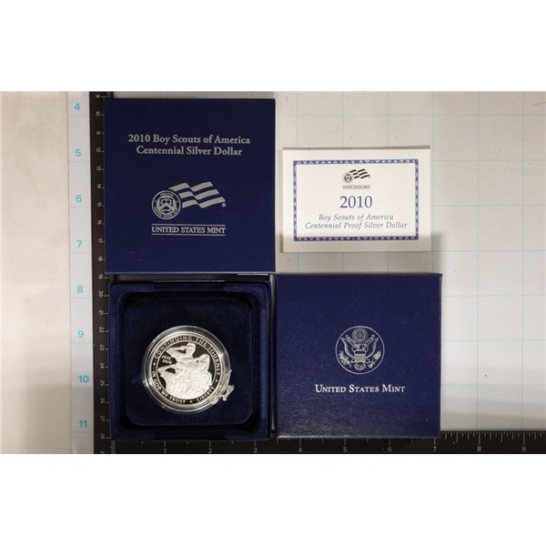 2010-P BOY SCOUTS OF AMERICA CENTENNIAL SILVER $