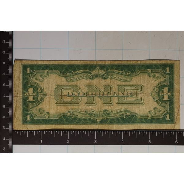 1928-A FUNNY BACK $1 SILVER CERTIFICATE BLUE SEAL