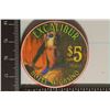 Image 1 : $5 EXCALIBUR CASINO CHIP. TOURNAMENT OF KINGS