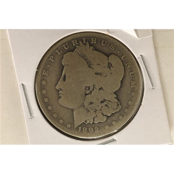 1892-O MORGAN SILVER DOLLAR