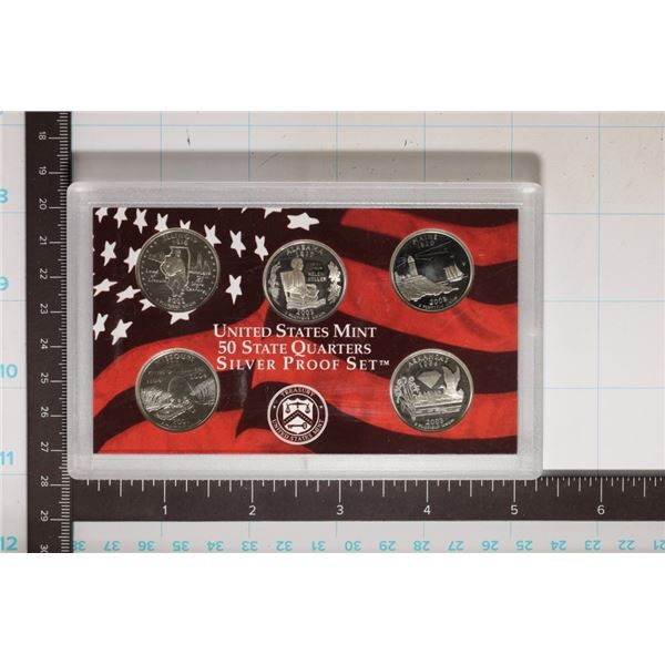 2003 SILVER US 50 STATE QUARTERS PROOF SET