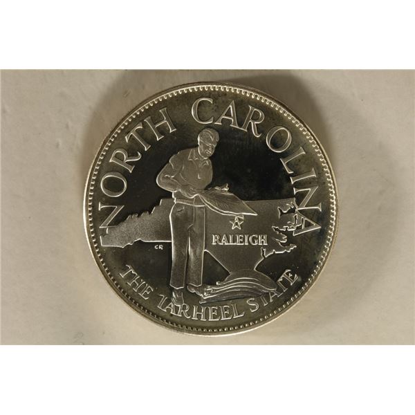 .5 OZ. PROOF STERLING SILVER "NORTH CAROLINA"