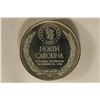 Image 2 : .5 OZ. PROOF STERLING SILVER "NORTH CAROLINA"