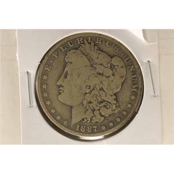 1887-O MORGAN SILVER DOLLAR