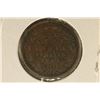 Image 1 : 1862 INDIA STRAITS ONE CENT COIN SCRATCHED