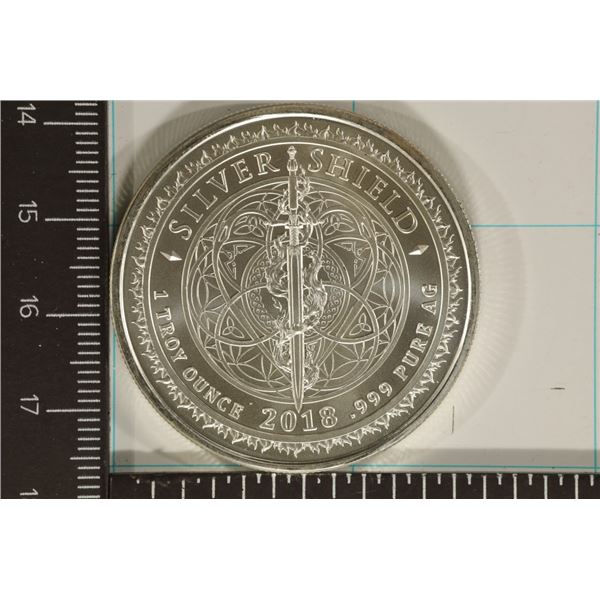 1 TROY OZ .999 FINE SILVER FREEDOM GIRL UNC ROUND