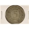 Image 1 : 1951-F GERMAN SILVER 5 MARK  .2251 OZ. ASW