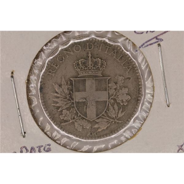 ERROR 1918 ITALY 20 CENTISIMI. LAMINIATION ERROR