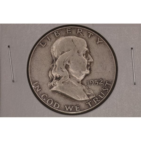 1952 SILVER FRANKLIN HALF DOLLAR