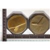 Image 1 : 2 HEAVY FOKKER METAL DESK PAPER WEIGHTS: ONE
