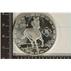 Image 1 : 2014 1 TROY OZ .999 FINE SILVER UNC ROUND YEAR OF