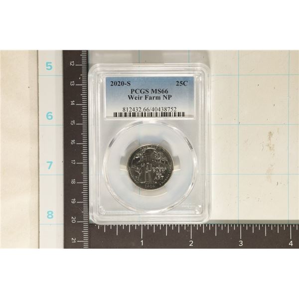 2020-S WIER FARM N.P. QUARTER PCGS MS66