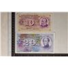 Image 1 : 2 SWISS BILS: 1968-20 FRANC AND 1970-10 FRANC