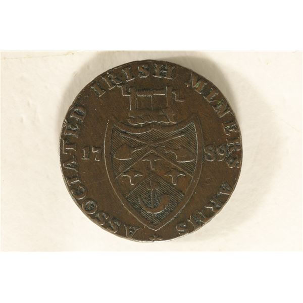1789 CONDER TOKEN. THEY R MOSTLY 18TH CENTURY