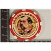 Image 1 : $5 JERRY'S NUGGET CASINO CHIP. FAMOUS LAWMEN