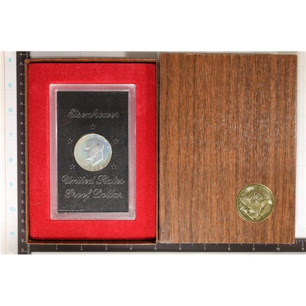 1972 IKE SILVER DOLLAR (BROWN PACK)