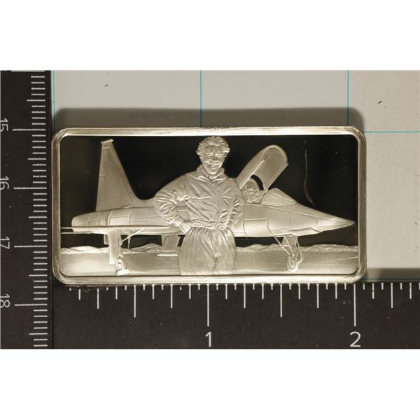 1.04 OZ PROOF STERLING SILVER AVIATION INGOT