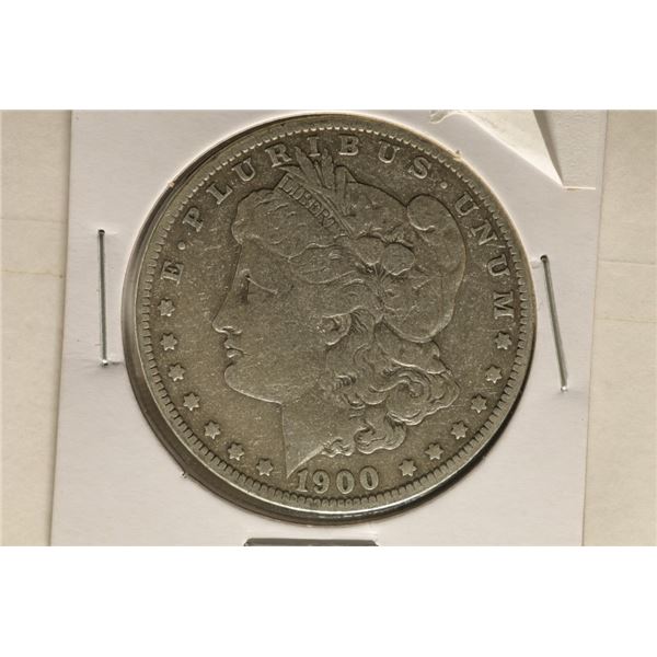 1900-O MORGAN SILVER DOLLAR WHIZZED