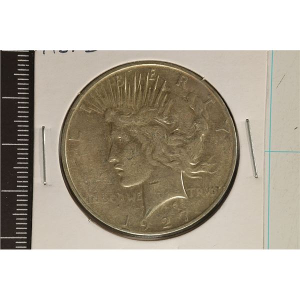 1927-D PEACE SILVER DOLLAR