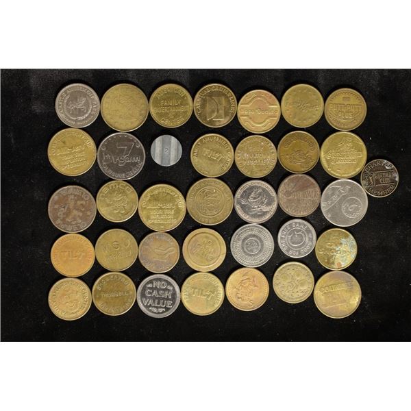 36 ASSORTED METAL AMUSEMNT PARK, ARCADE &