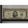 Image 1 : 1953-A US $5 SILVER CERTIFICATE BLUE SEAL