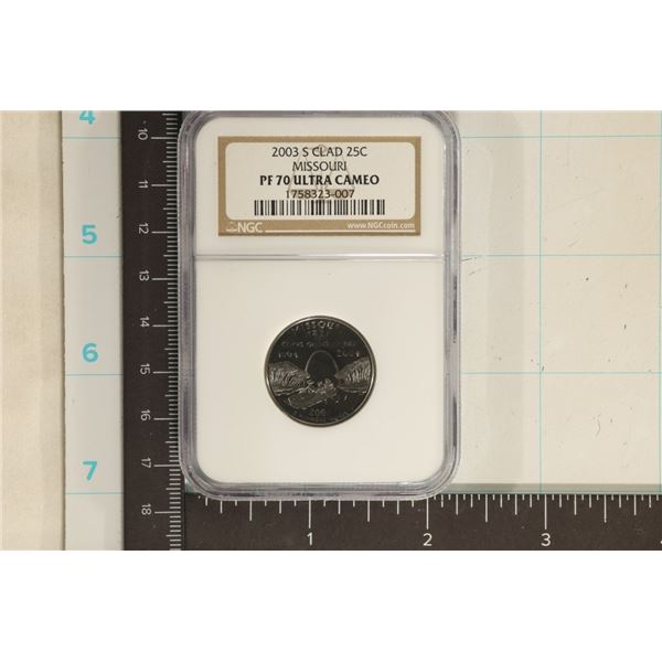 2003-S MISSOURI QUARTER NGC PF70 ULTRA CAMEO