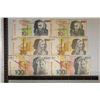 Image 1 : 6-SLOVENIAN BILLS: 2-10, 2-20 & 2-100 TOLARJEVS