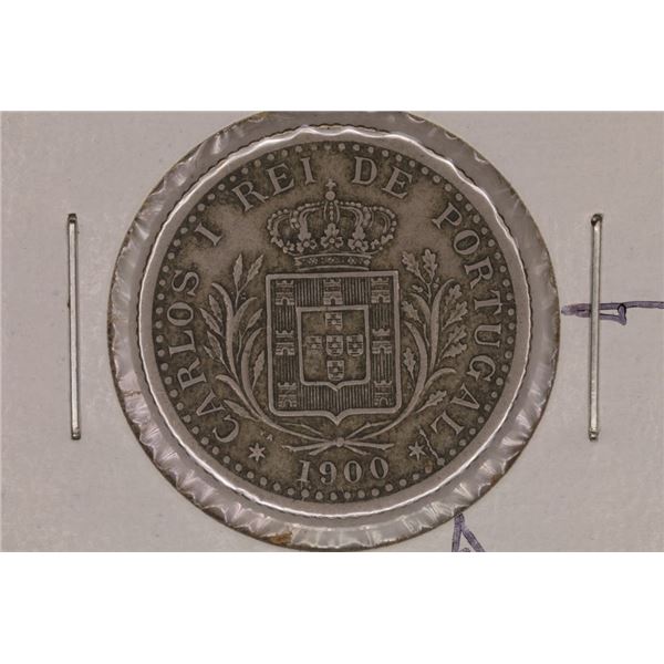 ERROR 1900 PORTUGAL 100 REIS: DIE CRACK