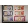 Image 1 : 6-CRISP UNC IRAN BILLS: 5-5 RIALS, 3-10 RIALS &