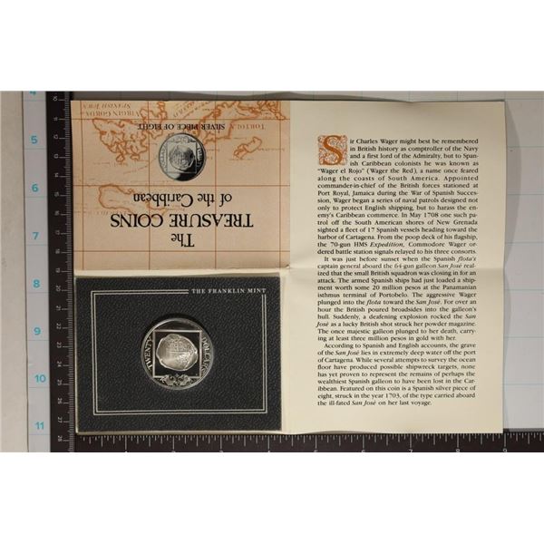 FRANKLIN MINT STERLING SILVER $20 FEATURING