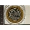 Image 1 : CASINO $10 SILVER TOKEN (UNC) BELLAGIO