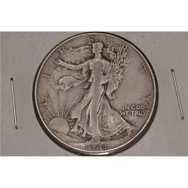 1941-D SILVER WALKING LIBERTY HALF DOLLAR