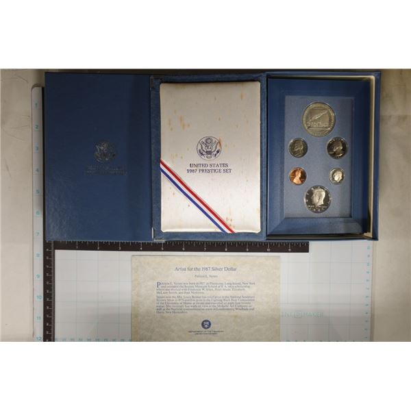 1987 US PRESTIGE PROOF SET "CONSTITUTION" IN BOX