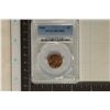 Image 1 : 1949 LINCOLN WHEAT CENT PCGS MS64RD