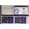 Image 1 : 2003 US PROOF SET (WITH BOX) AND PAPERWORK