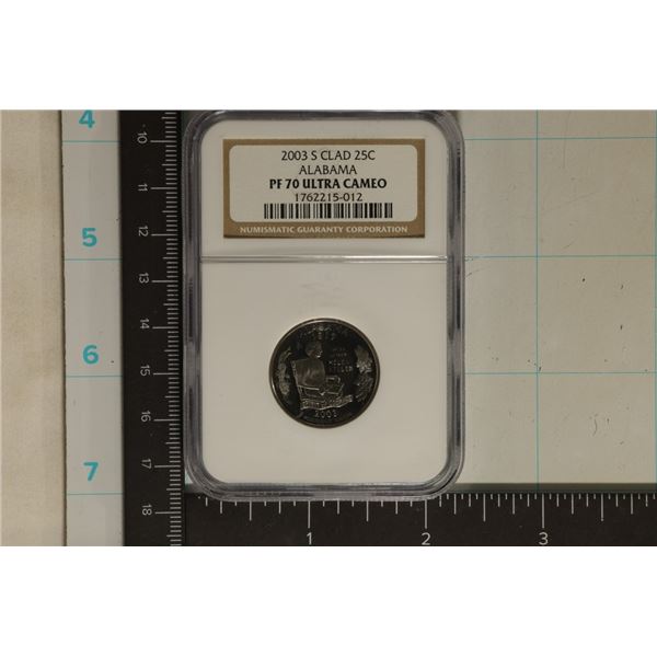 2003-S ALABAMA QUARTER NGC PF70 ULTRA CAMEO